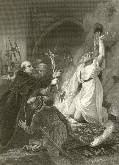 Het Martelaarschap van Aartsbisschop Cranmer door Robert Smirke