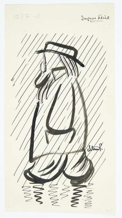Blad voor "Dagens flue" door Robert Storm Petersen