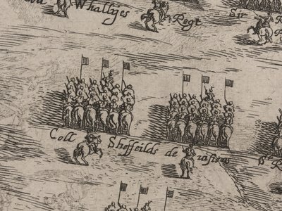 Beschrijving van de Legers van Paard en Voet van Zijne Majesteit, en Sir Thomas Fairefax; de Veertiende Juni 1645 door Robert Streater or Streeter