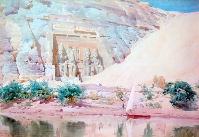 Tempel van Abou Simbel, Egypte, 1897-1934 door Robert Talbot Kelly