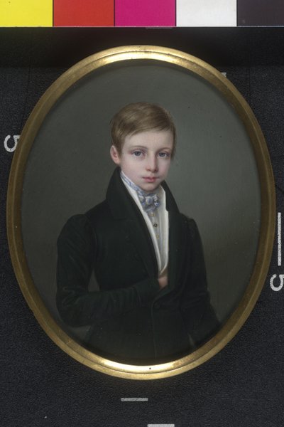 Keizer Franz Joseph I als twaalfjarige jongen door Robert Theer