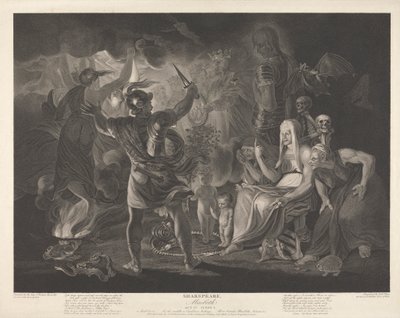 Shakespeare, Macbeth Act IV, Scene I door Robert Thew