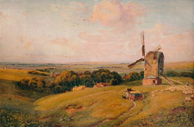 Alfriston molen door Robert Thorne Waite