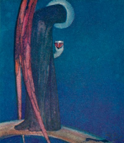 Illustratie voor The Dream Of Gerontius door Kardinaal Newman door Robert Traill Rose