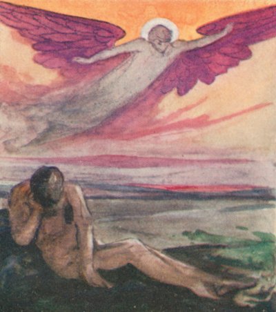 Illustratie voor De Droom van Gerontius door Kardinaal Newman door Robert Traill Rose