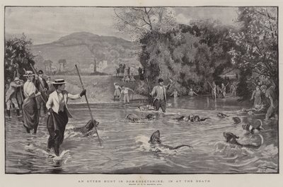 Een Otterjacht in Somerset, bij de Dood door Robert Walker Macbeth