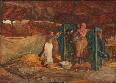 Het malen van het graan door Robert Walker Macbeth