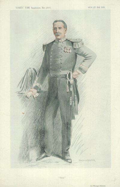 Kolonel Montague Johnstone door Robert Wallace Hester