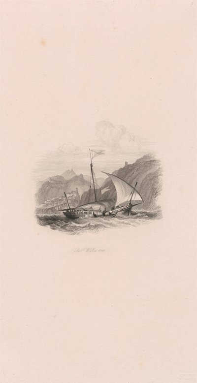 Amalfi (vignet) door Robert Wallis