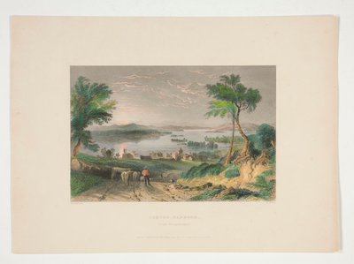 Centre Harbour, Lake Winnipesaukee, illustratie voor Nathaniel Parker Willis door Robert Wallis