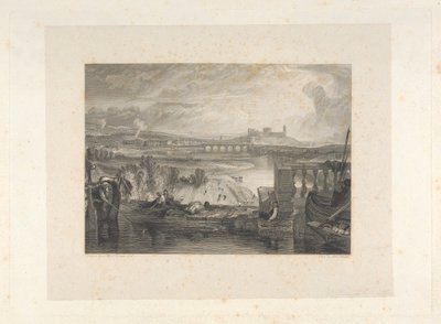 Lancaster vanaf de aquaductbrug door Robert Wallis