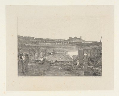 Lancaster vanaf de aquaductbrug door Robert Wallis
