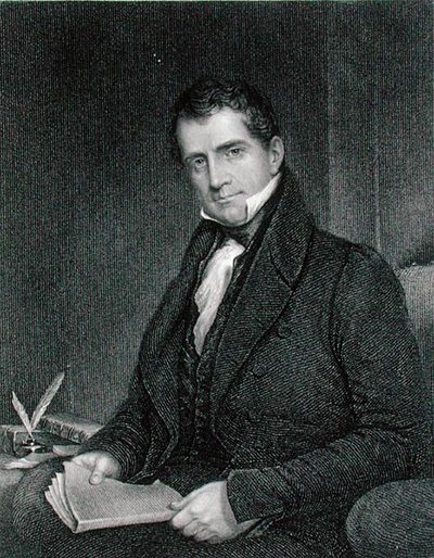 Theodoric Romeyn Beck (1791-1855) gegraveerd door John Francis Eugene Prud