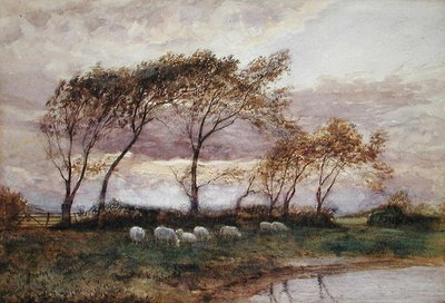 Een herfstavond door Robert Weir Allan