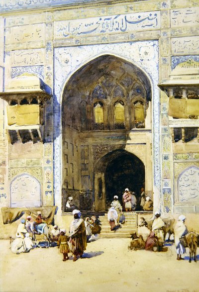 In Lahore, ca. 1890 door Robert Weir Allan