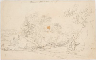 Landschap door Robert Wilhelm Ekman