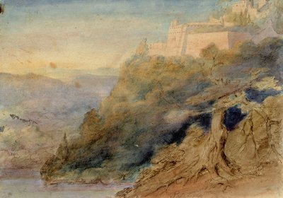 Palazzolo, Italiaans landschap door Robert Wilhelm Ekman