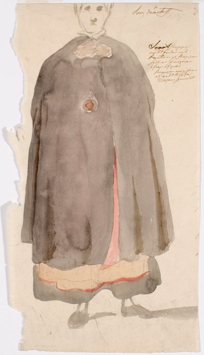 Staande boerin door Robert Wilhelm Ekman