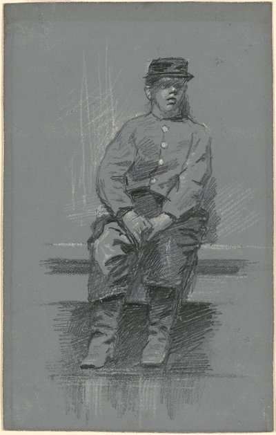 De Cadet door Robert William Vonnoh