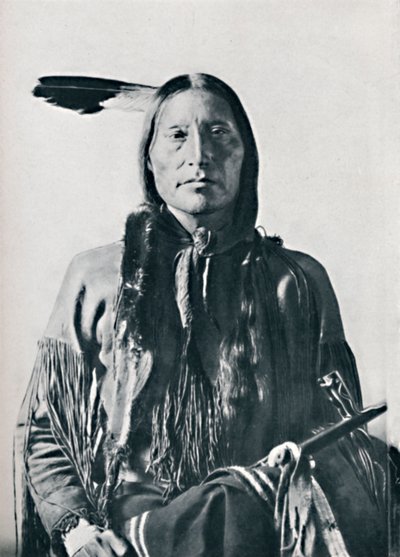 Een Algonquin Indiaan, 1912 door Robert Wilson Shufeldt