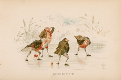 Illustratie voor The Twigs of Kerstmis in Ruddock Hall door Robert after Dudley