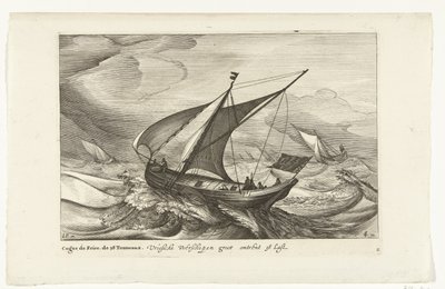 Friese veerschepen door Robert de Baudous (possibly)