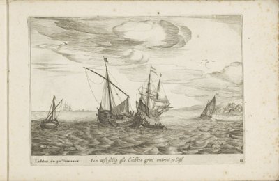 Wijdschip of lichter door Robert de Baudous (possibly)