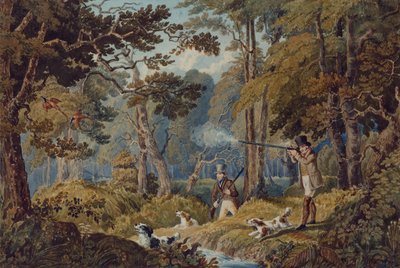 Patrijs Jagen bij Windsor door Robert the Elder Havell
