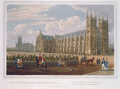 Uitzicht op Westminster Abbey en St. Margaret