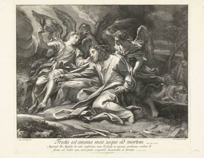 Christus op de Olijfberg door Robert van Audenaerd