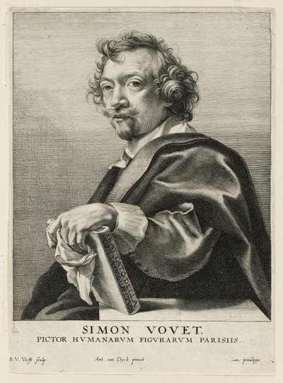 Simon Vouet door Robert van Voerst