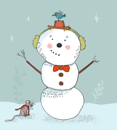 Sterren sneeuwpop, 2019 door Roberta Murray