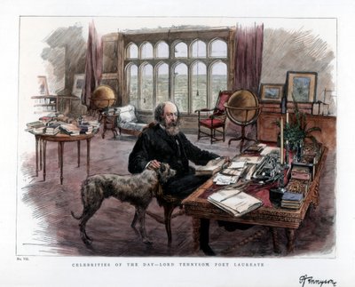 Alfred Lord Tennyson, dichter laureaat door Roberts