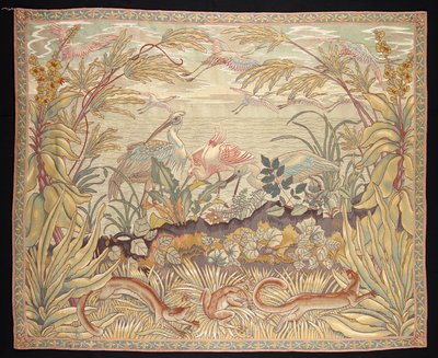 Landschap met reigers door Robin Christian Andersen