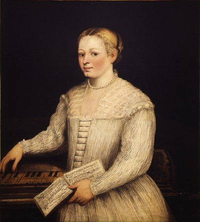 Zelfportret, ca 1580-1585 door Robusti