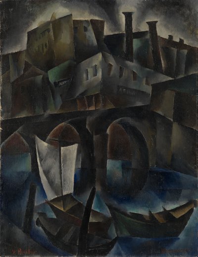 Uitzicht op Tiflis, 1919-1920 door Rockline