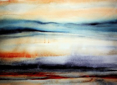 Abstracte horizon gloed door RodMacIver