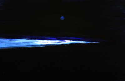 Blauwe maan gloeit door RodMacIver
