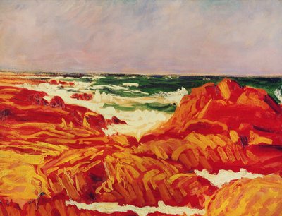 Zeegezicht, Bretagne door Roderic O Conor