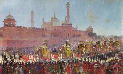De Delhi Durbar door Roderick D. MacKenzie