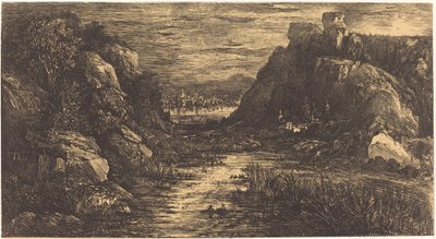 Verre Stad door Rodolphe Bresdin