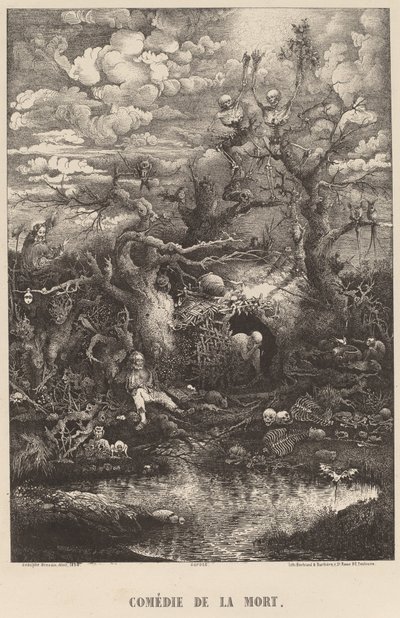 Comedie de la Mort door Rodolphe Bresdin