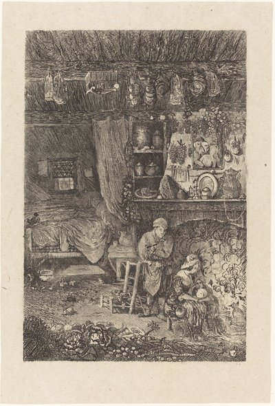 Vlaams Interieur door Rodolphe Bresdin