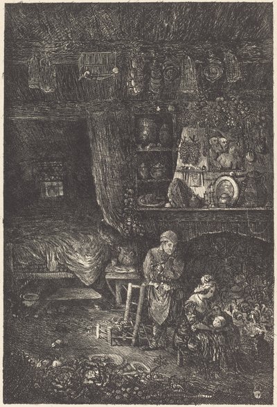 Vlaams Interieur door Rodolphe Bresdin