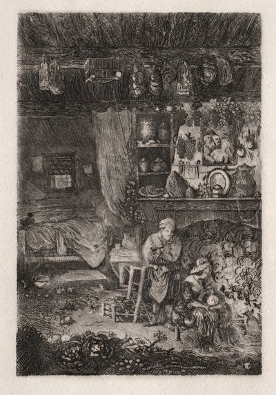 Vlaams interieur door Rodolphe Bresdin
