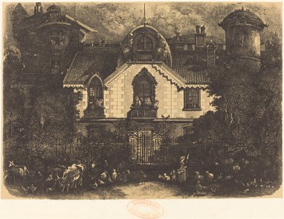 Het Betoverde Huis (La Maison Enchantée) door Rodolphe Bresdin