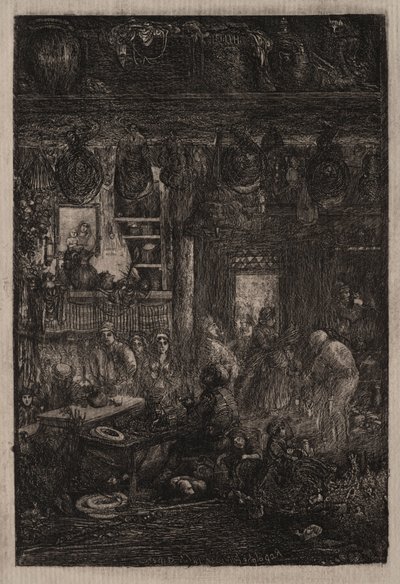 Moldavisch Interieur door Rodolphe Bresdin