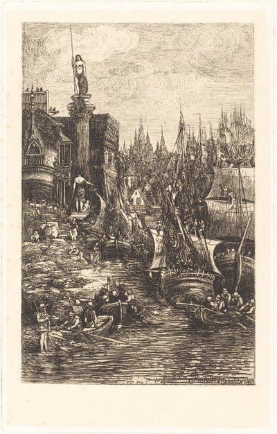 Mijn Droom door Rodolphe Bresdin