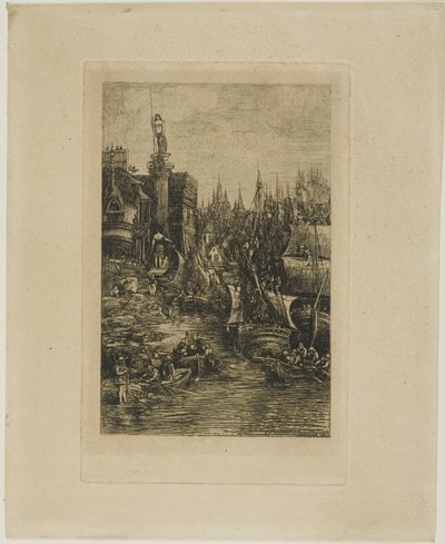 Mijn Droom door Rodolphe Bresdin