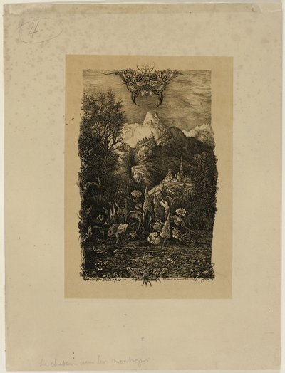 De vlinder en de vijver door Rodolphe Bresdin